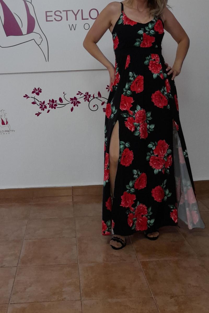 VESTIDO ROSAS