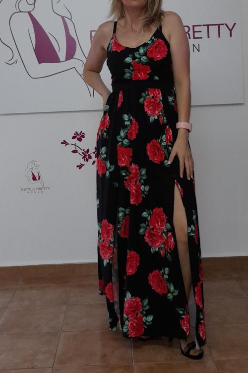 VESTIDO ROSAS