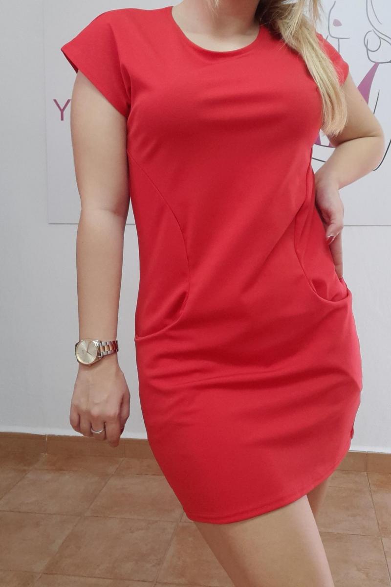 Vestido Silvia Rojo