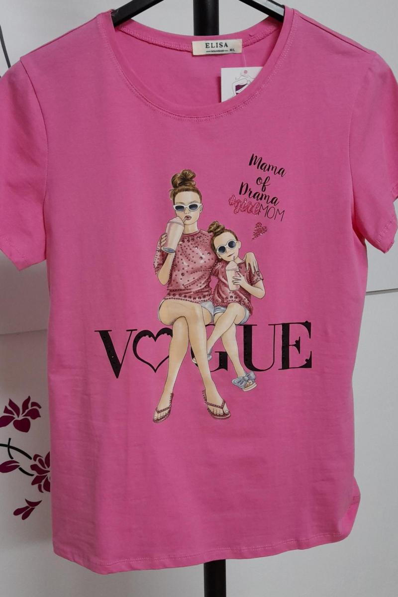 Camiseta Wogue Rosa